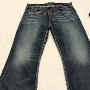 Men’s silver jeans 36X32 Craig